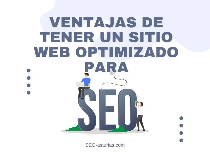 Ventajas de tener un sitio web optimizado para seo - cartel