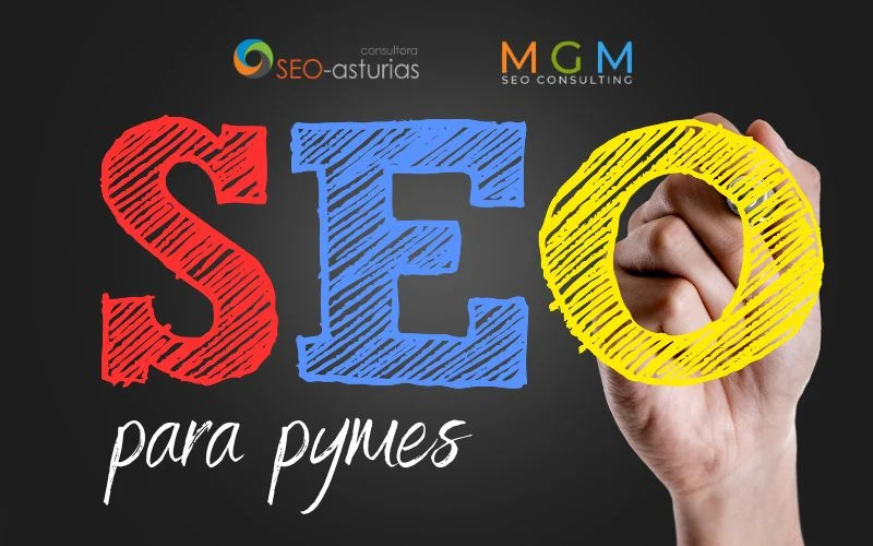 SEO para Pymes - Consultora SEO-asturias Letras SEO en grande y de colores